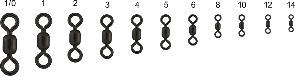 Stainless Steel Crane Swivel - Nickel Black